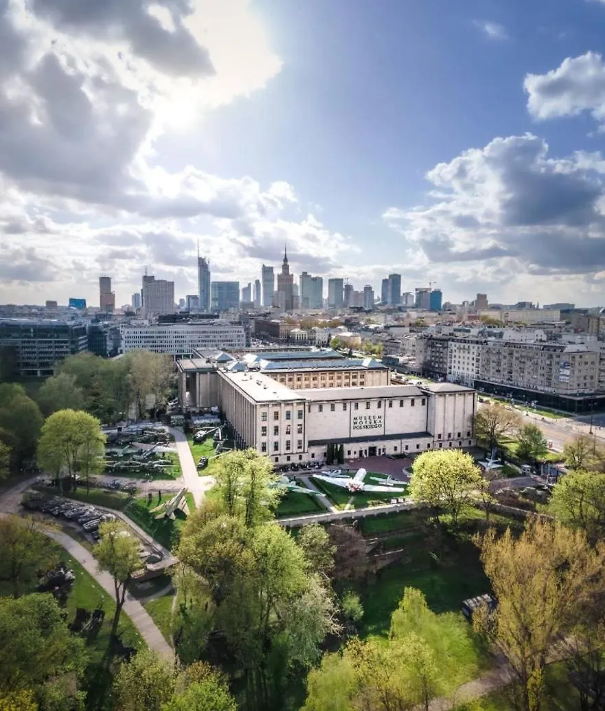 Super Apartment Yellow 2X Metro Fast Wifi 1 Gbs Netflix Panorama Miasta Warszawa